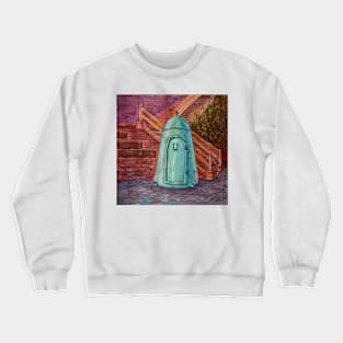 Watercolor Sketch - Guard's Shelter - Cambridge Museum of Technology Crewneck Sweatshirt